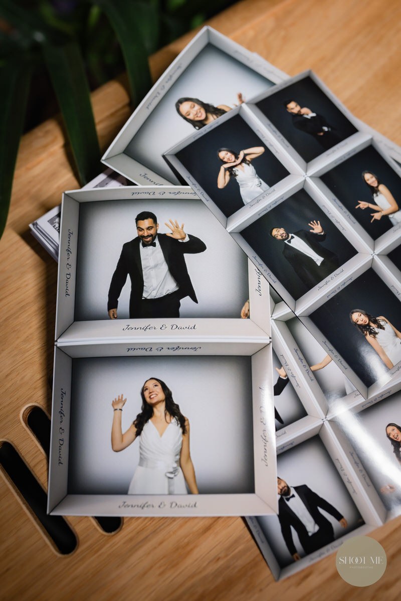 Printed keepsakes from a wedding